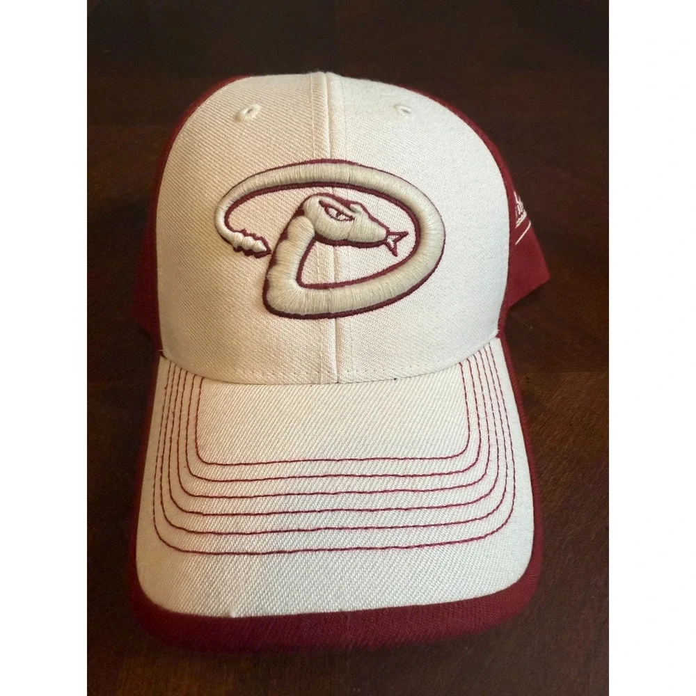 Vtg 2000s Arizona Diamondbacks Snake‎ D Logo Snapback Hat MLB Baseball Cap OSFA